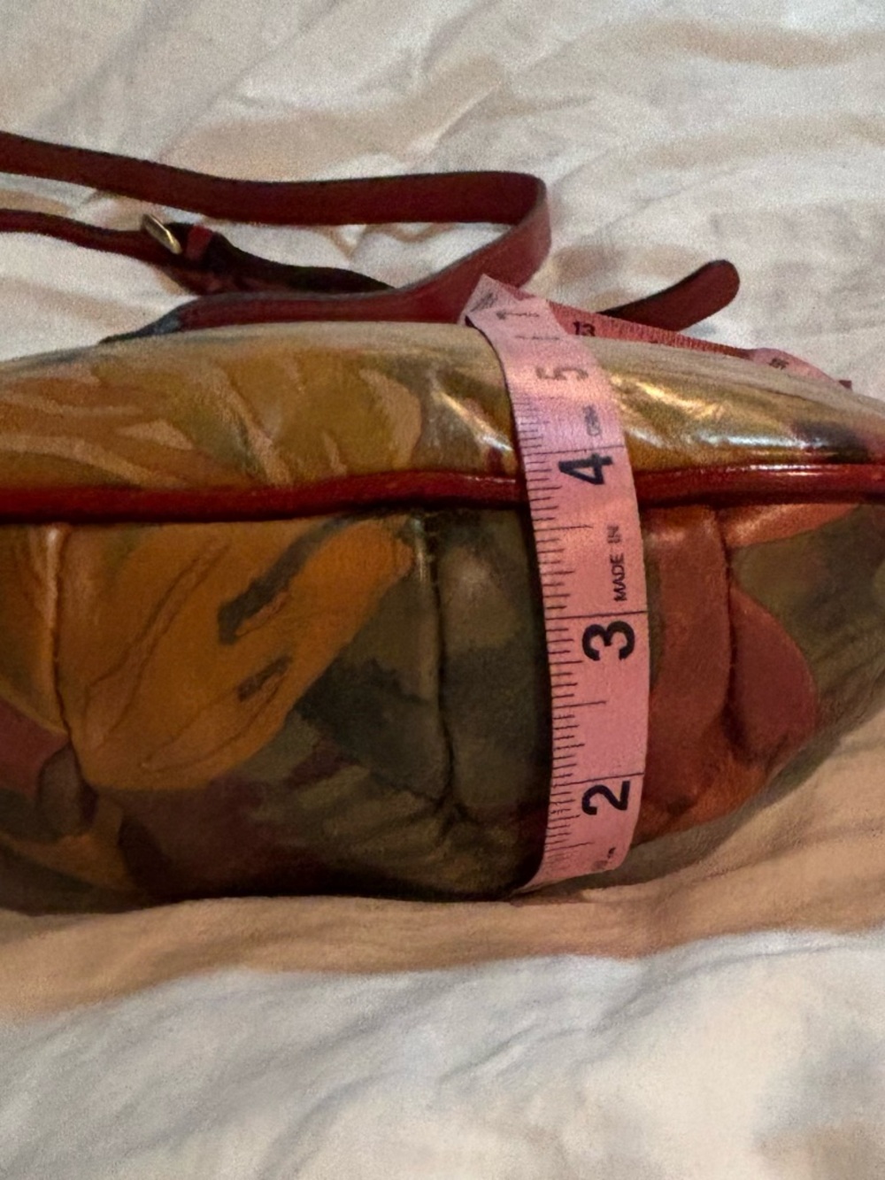 ✨ Patricia Nash Leather Crossbody Floral Leaf Print / Boho Luxe✨ - Picture 10 of 16